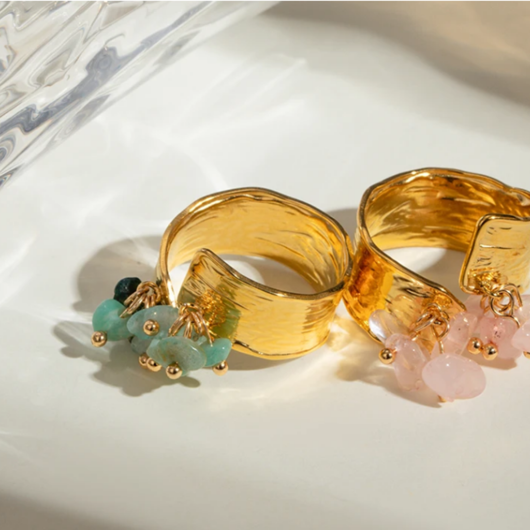 Anillos Rosa Verde