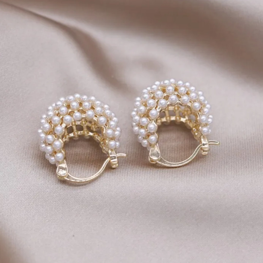 Aretes Perlados Fiestas
