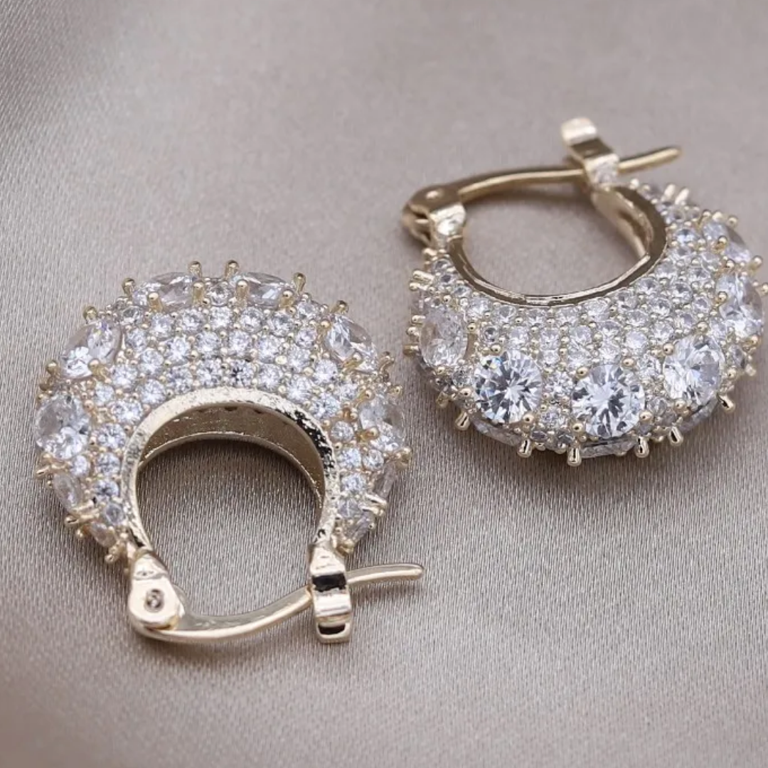 Aretes de Fiesta Plateados