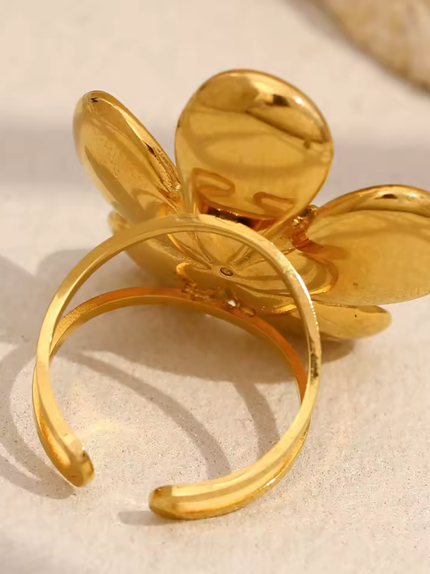 Anillo Flor Verde