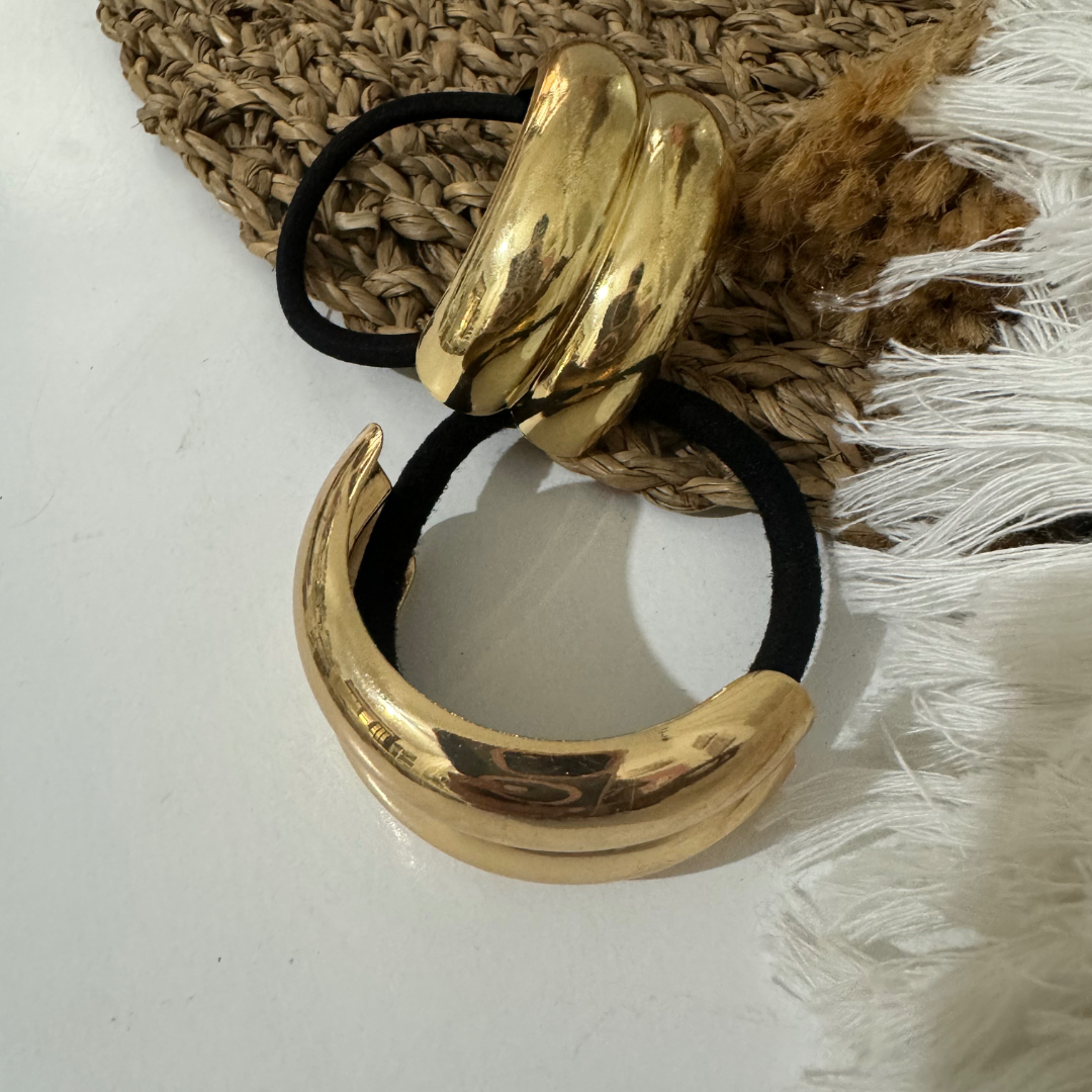 Ganchos Cabello Dorados