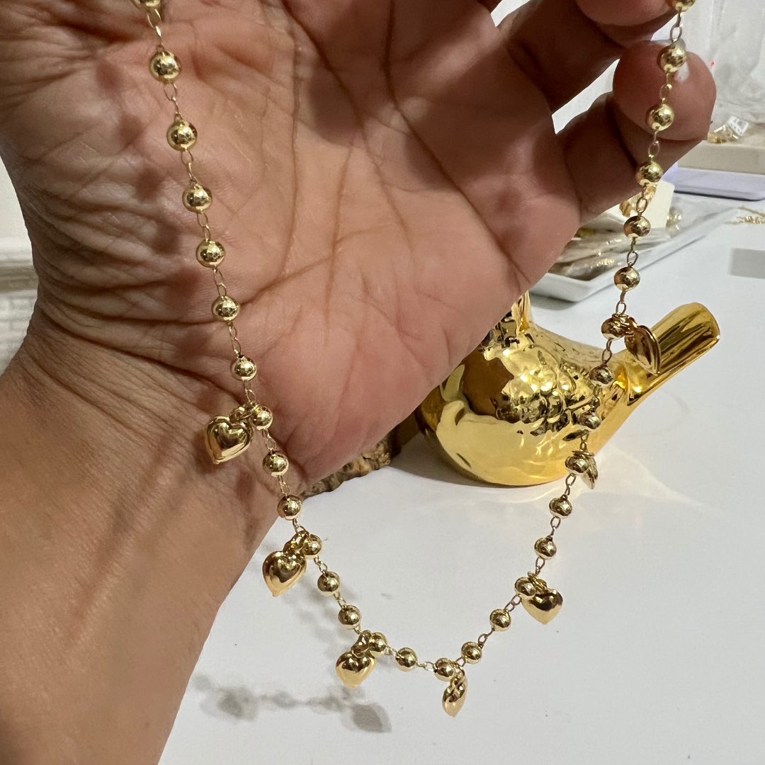 Cadena Corazones por siempre
