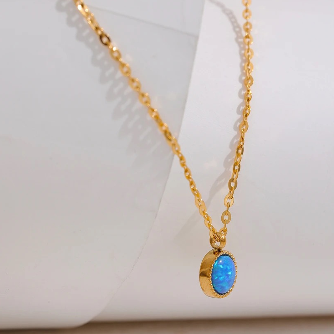 Cadena Piedra Azul
