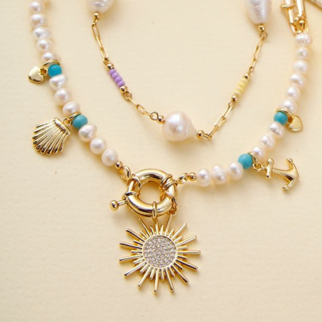 Collar Perlas y Ostras