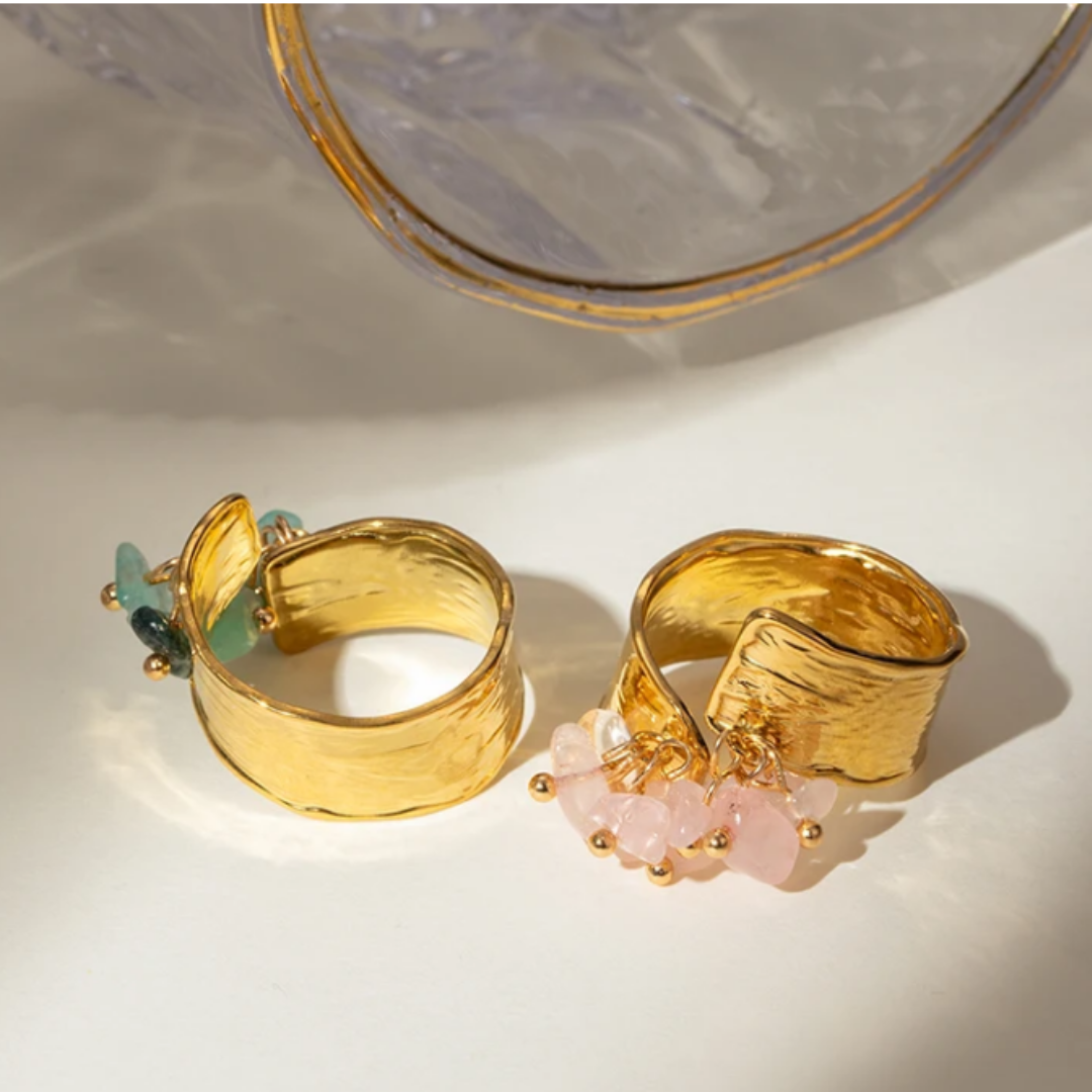 Anillos Rosa Verde