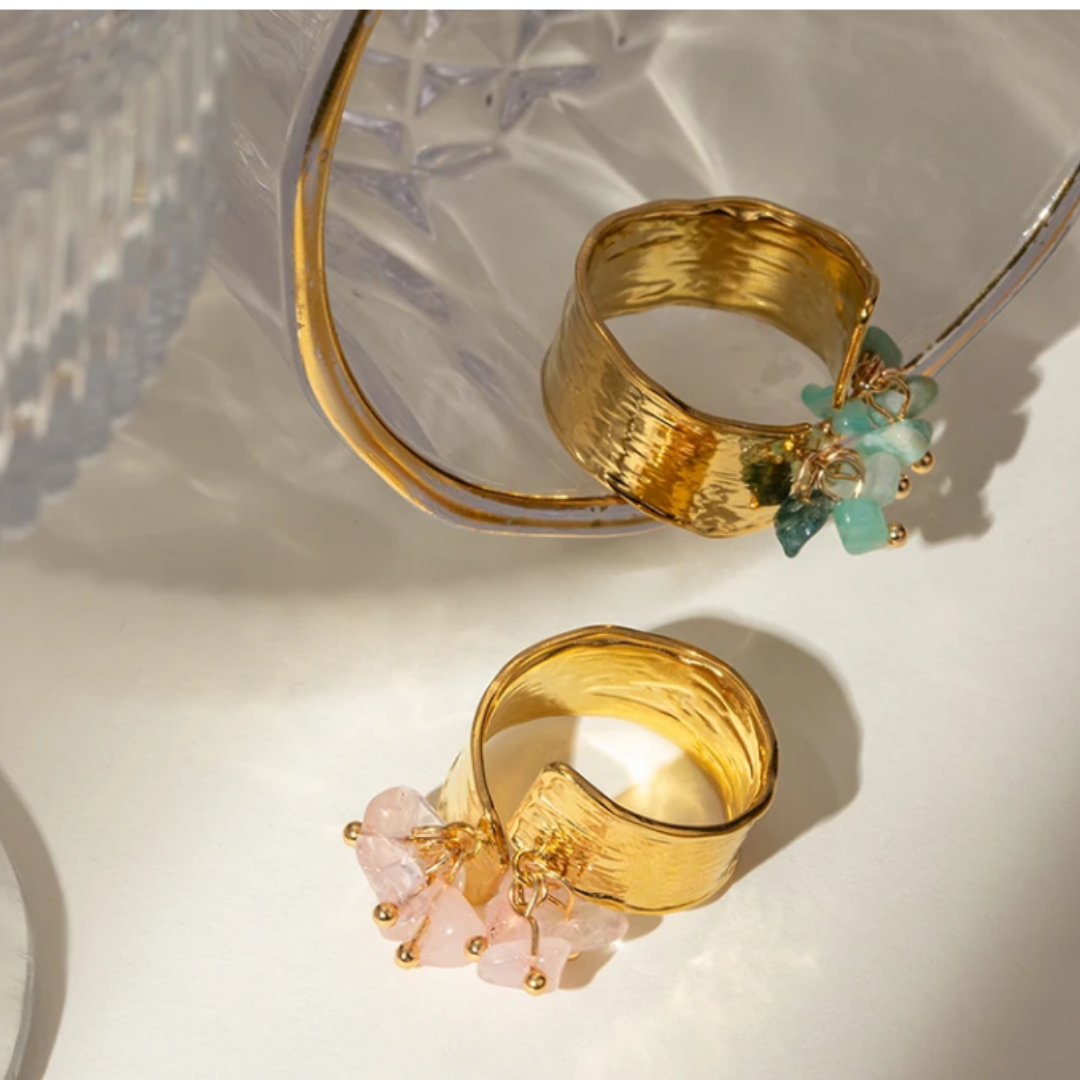 Anillos Rosa Verde