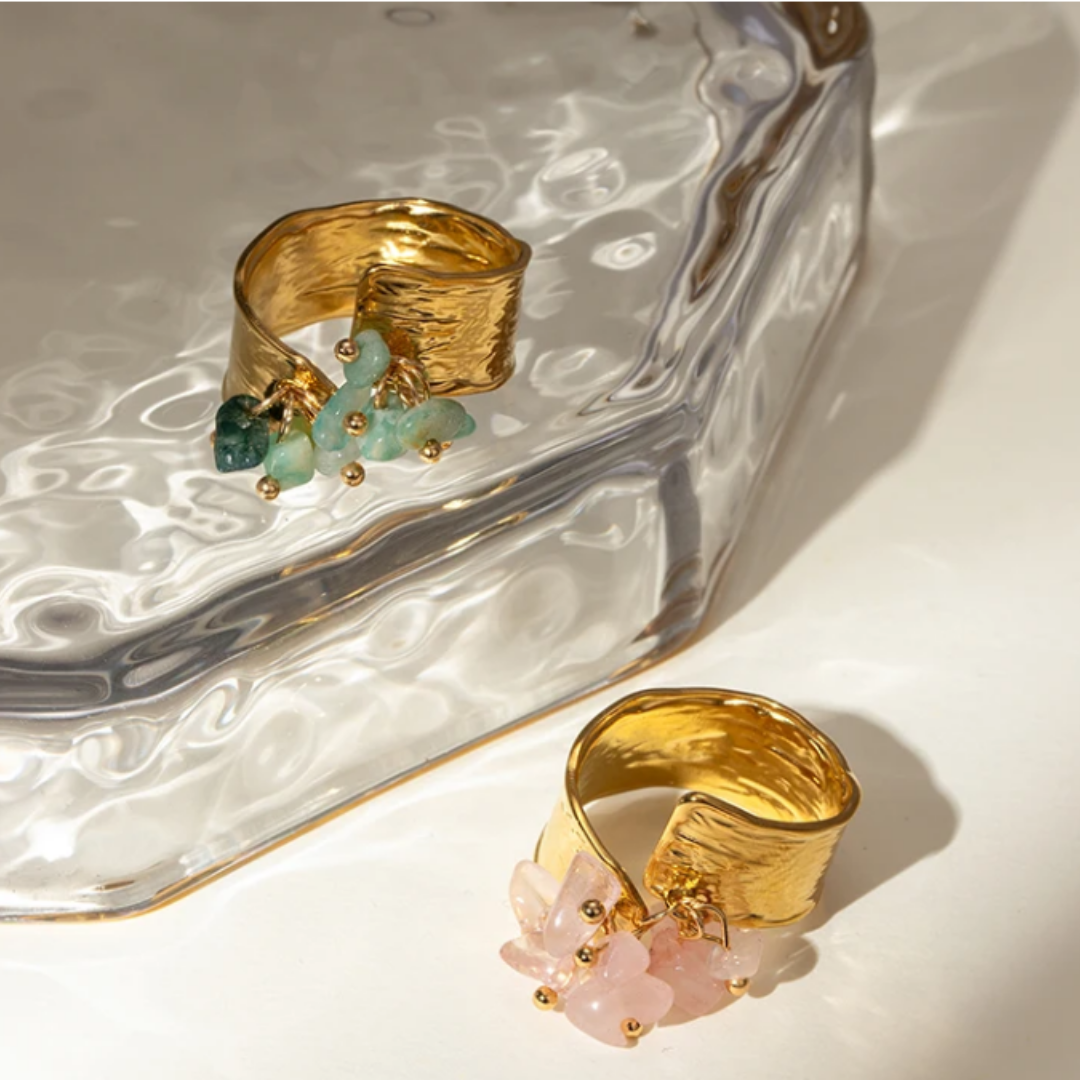 Anillos Rosa Verde