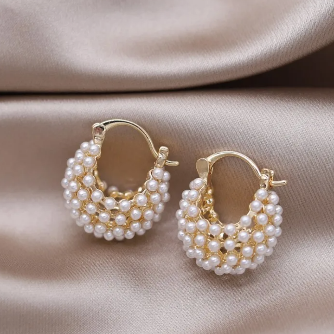 Aretes Perlados Fiestas
