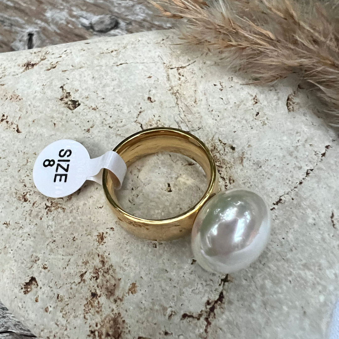 Anillo Perla Grande
