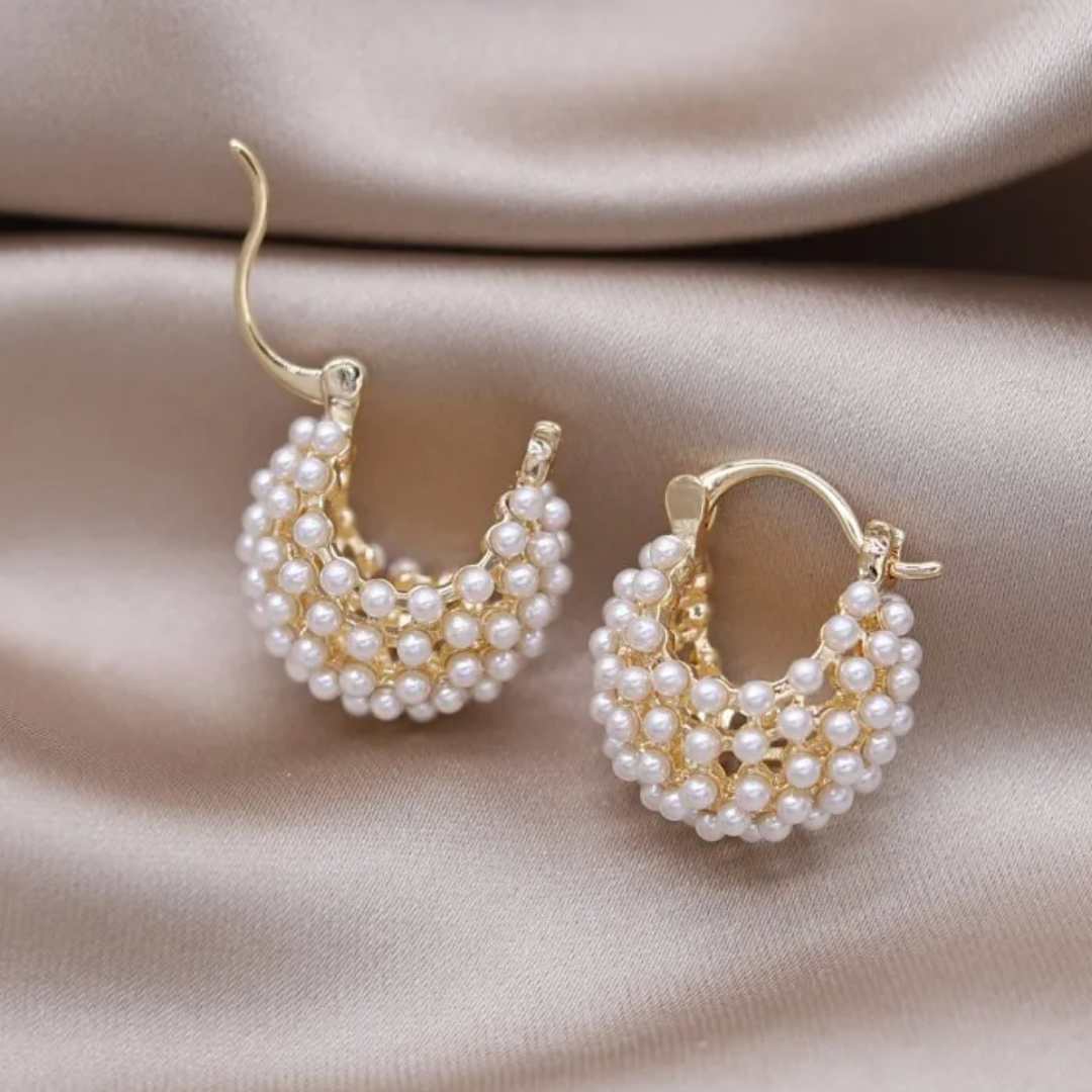 Aretes Perlados Fiestas