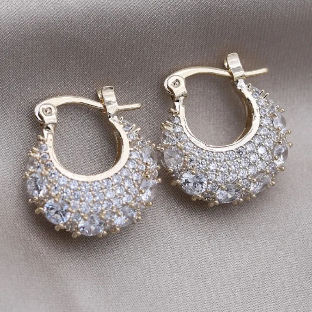 Aretes de Fiesta Plateados