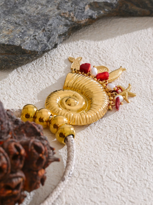 Collar Caracol del Caribe