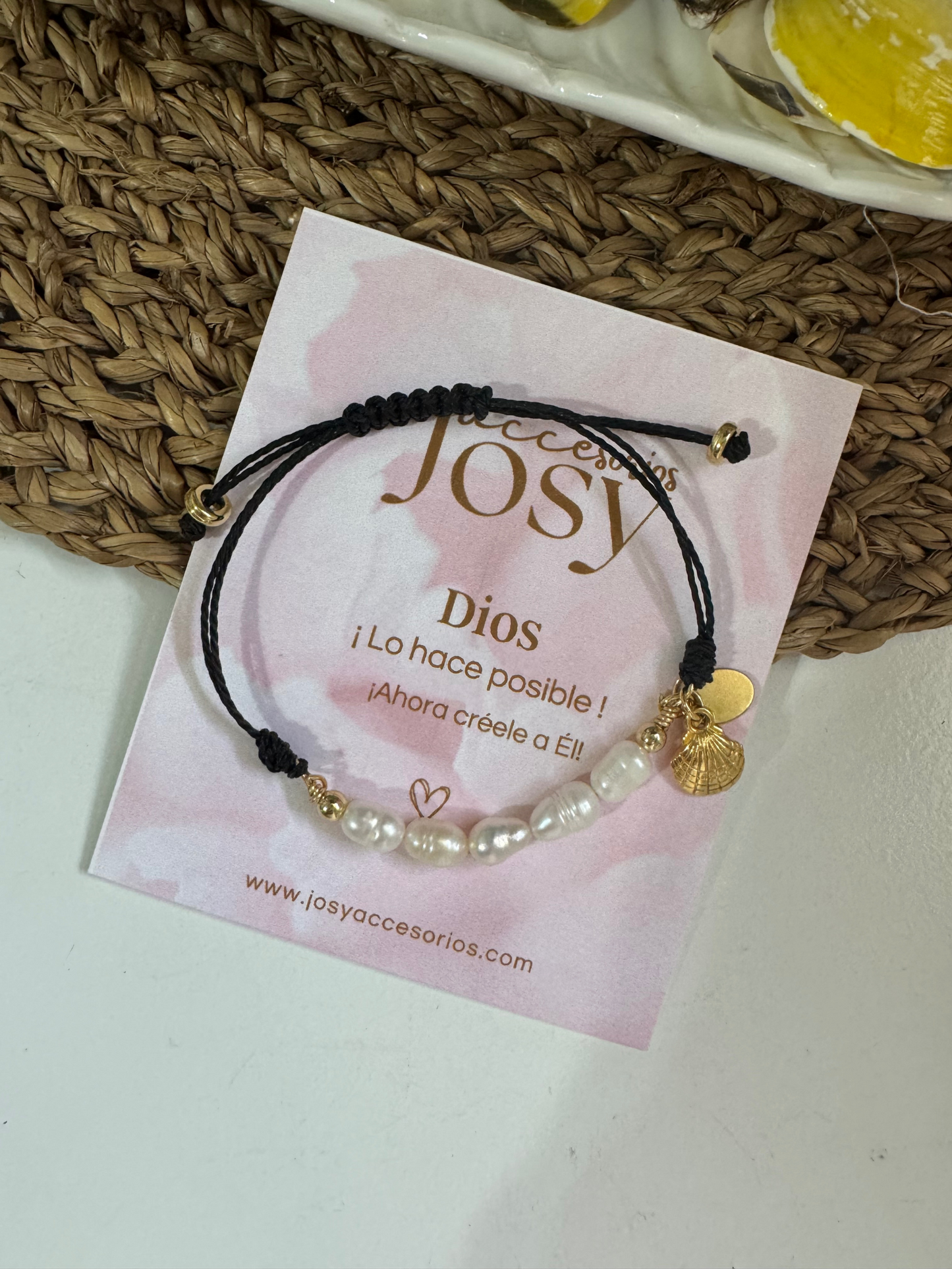 Pulsera Perla & Hilo