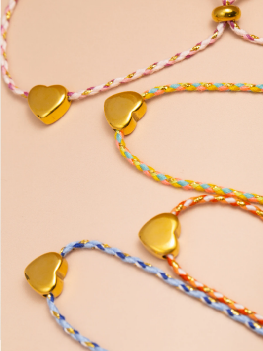 Pulsera Corazó de Hilo