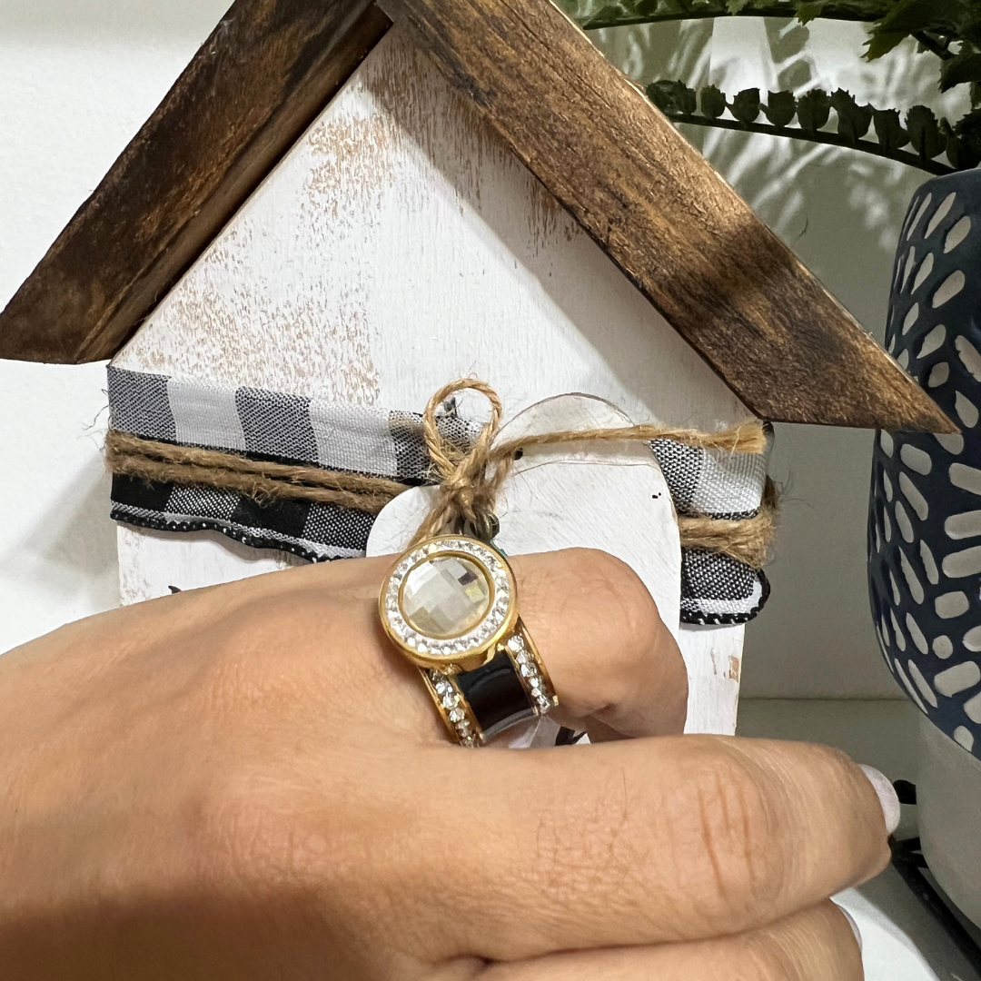 Anillo Negro Piedea