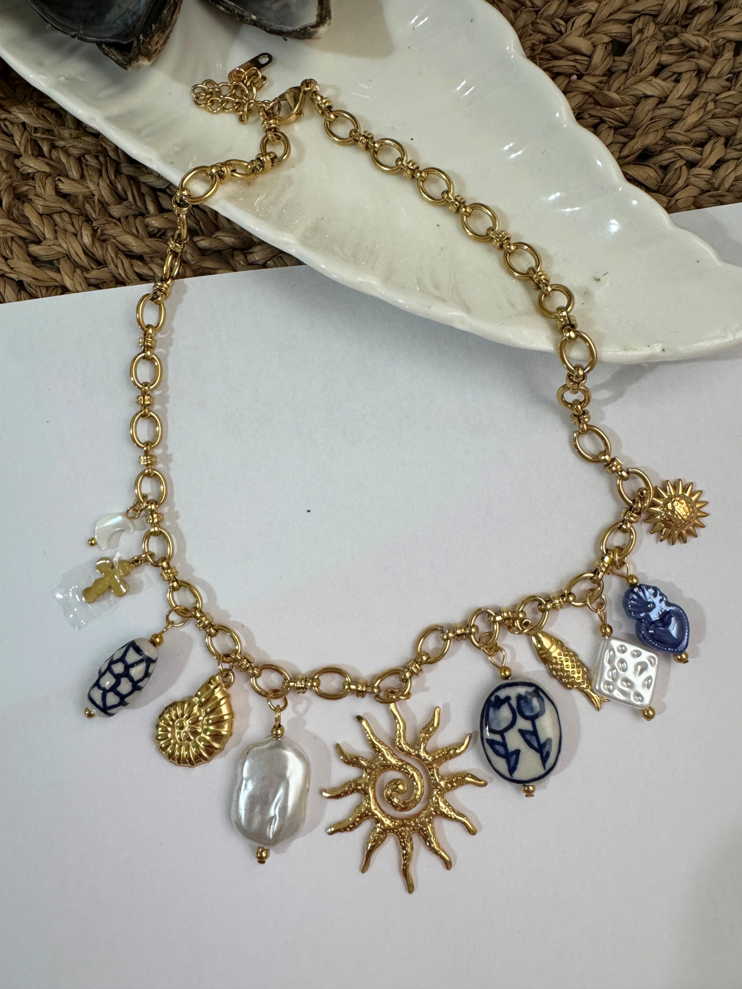 Collar Azul Caribe