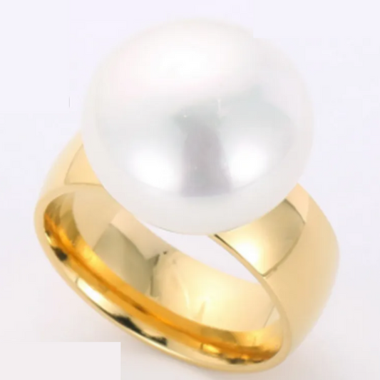 Anillo Perla Grande