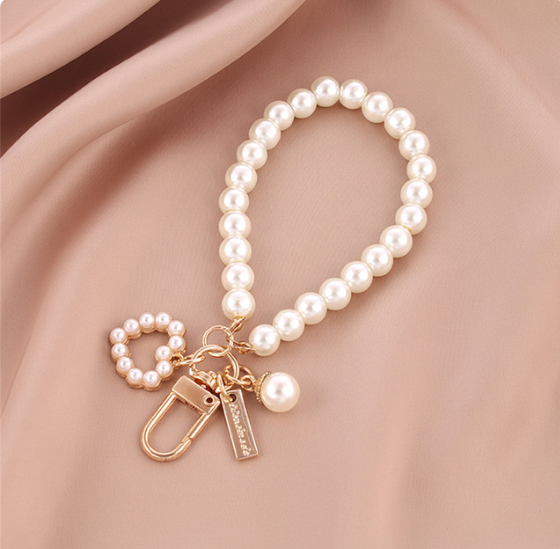 LLavero Pulsera Perla