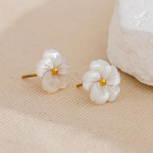 Arete Flor de Concha