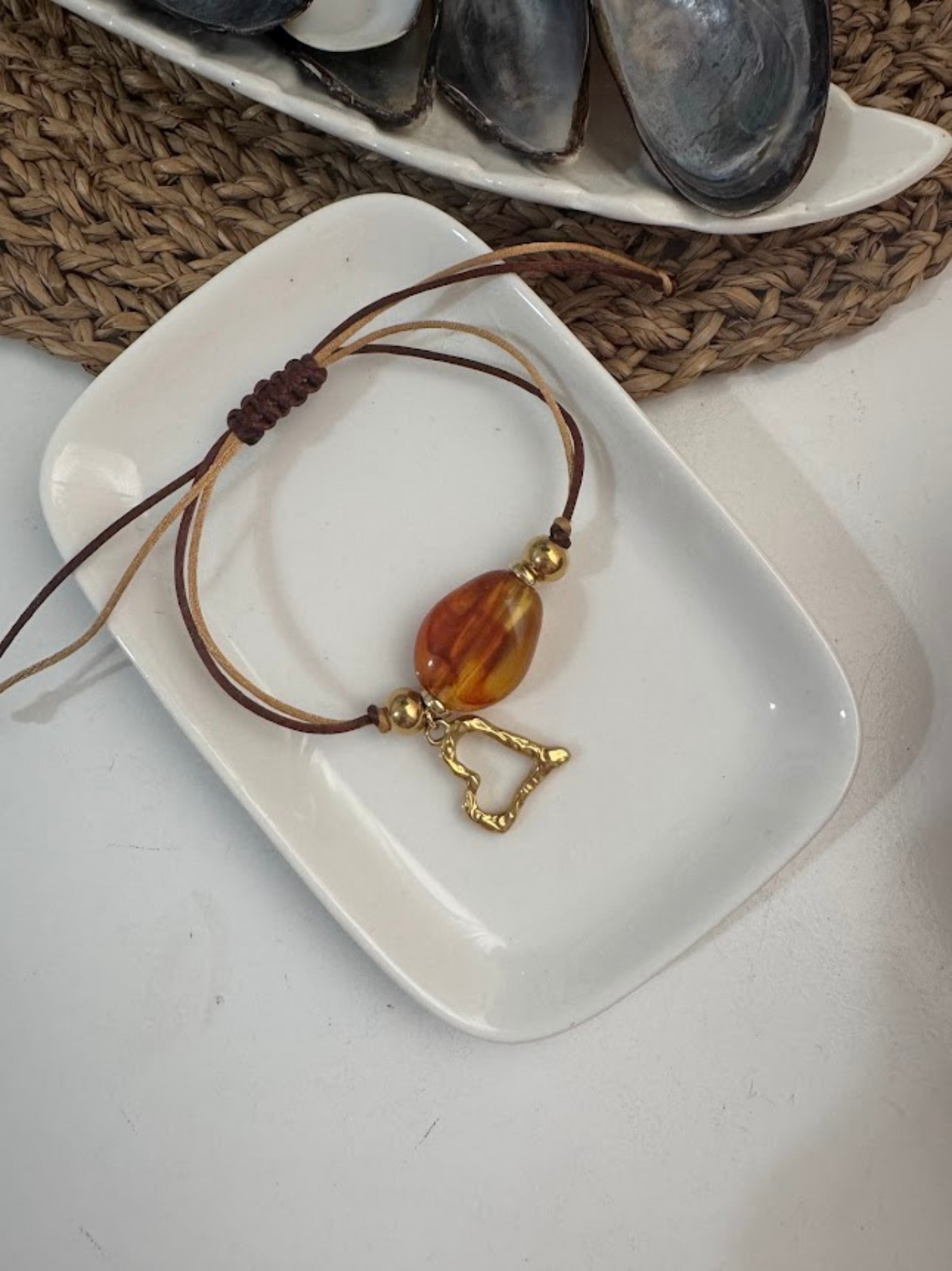 Pulsera imitacion Ambar