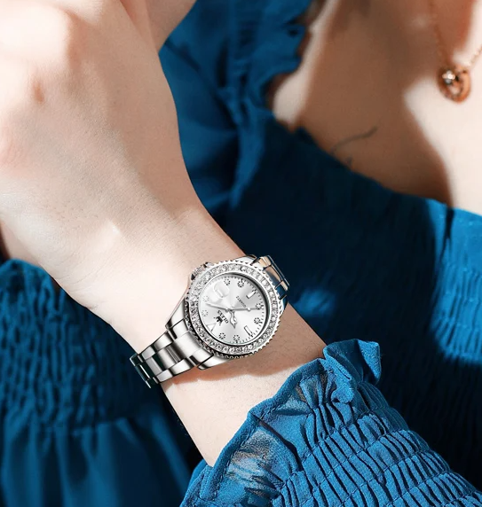 Reloj Alondra en Plateado
