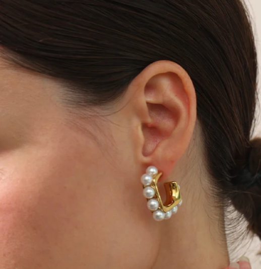 Argollas Perlina Maria