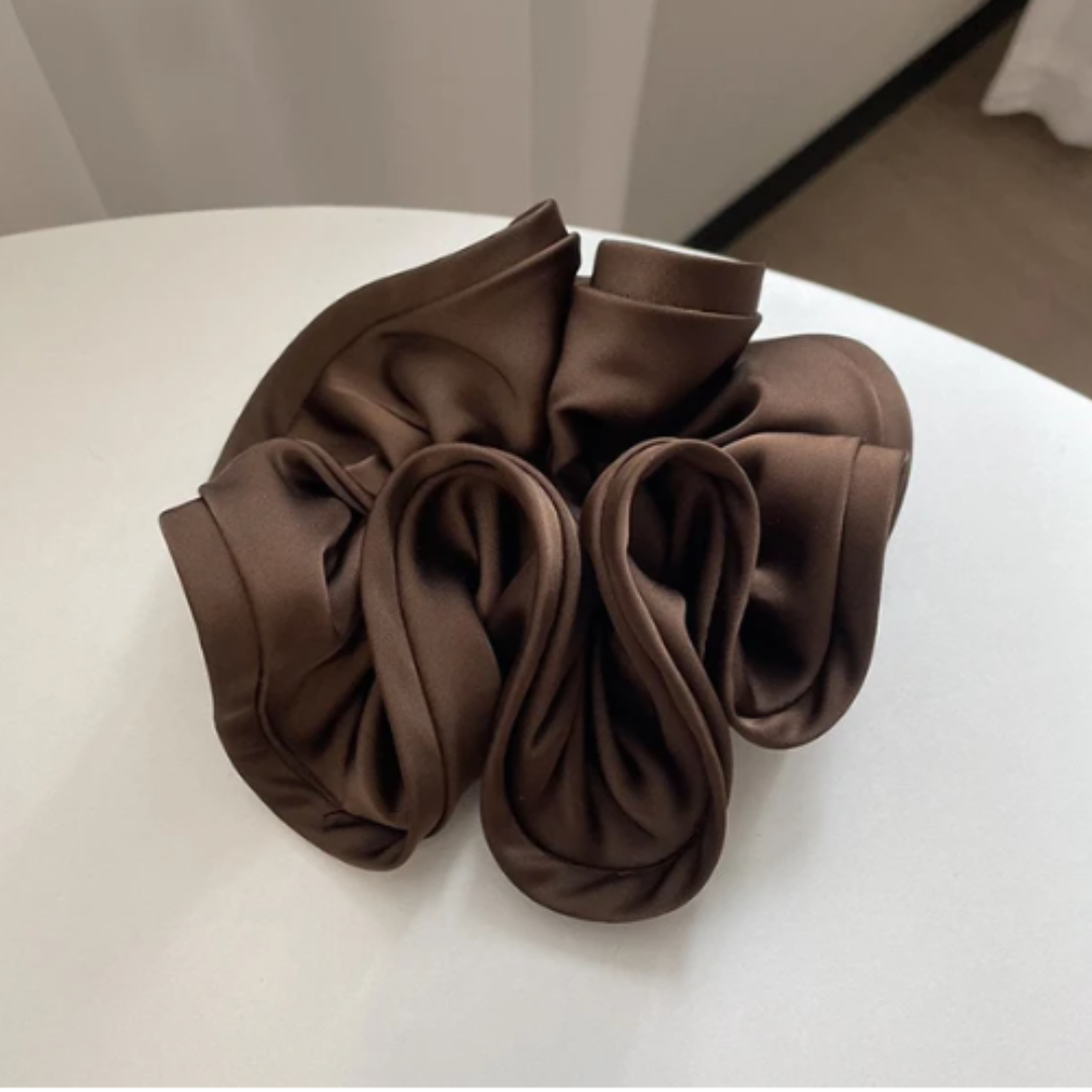 Scrunchies de Seda Para el Cabello