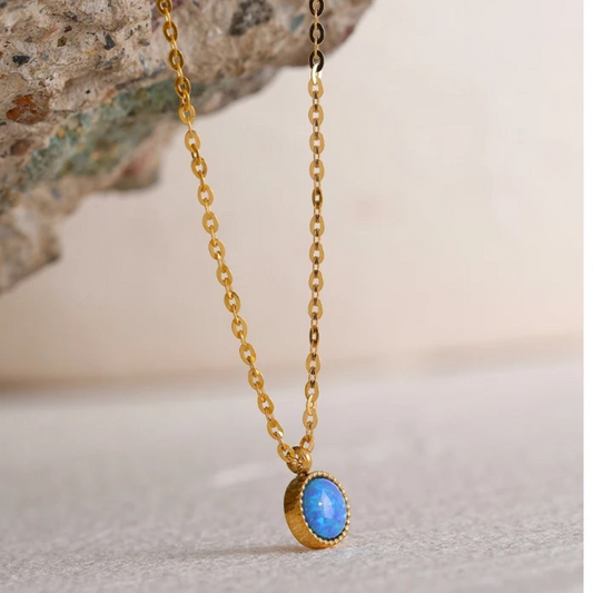 Cadena Piedra Azul