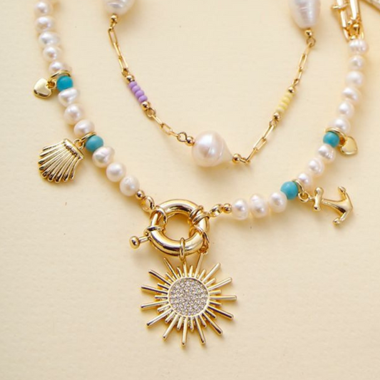 Collar Perlas y Ostras