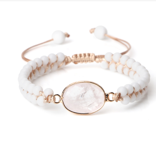 Pulsera de Piedra Blanca